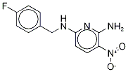 2-AMino-6-[(4-fluorobenzyl)-aMino]-3-nitropyridine-d4 Structure