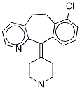 8-Dechloro-7-chloro-N-Methyl Desloratadine Struktur