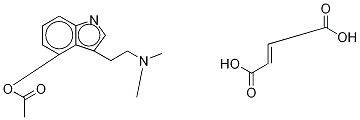 O-Acetyl Psilocin-d4 FuMarate, 1331669-80-7, 结构式