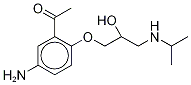rac N-Desbutyroyl-d5 Acebutolol Structure