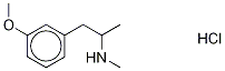 3-Methoxy MethaMphetaMine-d3 Hydrochloride Structure