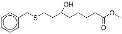 6-Hydroxy-8-[(phenylMethyl)thio]-octanoic Acid Methyl Ester-d5 Structure
