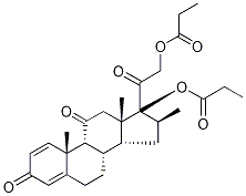 Meprednisone 17,21-Dipropionate-d10 结构式