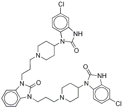 3'-[4-(5-Chloro-2,3-dihydro-2-oxo-1H-benziMidazol-1-yl)-1-piperidinyl]propyl DoMperidine (DoMperidine IMpurity F),,结构式