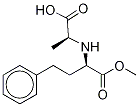 2S-[(1-Carboxyethyl)aMino]-benzenebutanoic Acid Methyl Ester Structure