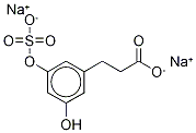 3,5-Dihydroxyphenylpropanoic Acid 3-O-β-D-Glucuronide Structure