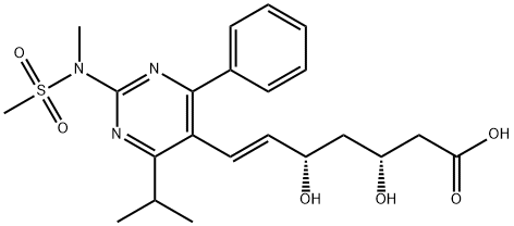 去氟瑞舒伐他汀钠盐, 847849-66-5, 结构式