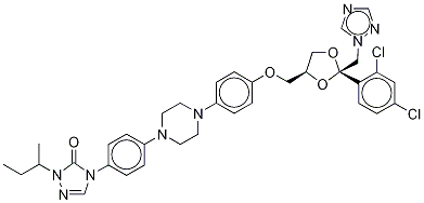 Itraconazole-d5 (major) Structure