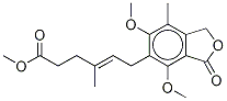 6-O-Methyl-d3 Mycophenolic Acid Methyl Ester (d3 Major) Structure