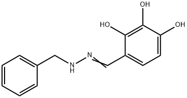 2,3,4-Trihydroxybenzaldehyde 2-Benzylhydrazone Structure