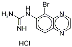 N-(5-Bromo-6-quinoxalinyl)quanidine Hydrochloride 结构式