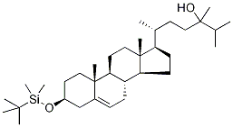 3-O-tert-Butyldimethylsilyl-24-methyl-cholest-5-ene-3,24-diol-d7 Structure