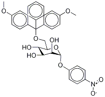 4-Nitrophenyl 6-O-Dimethoxytrityl-α-D-mannopyranoside Structure