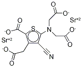 Strontium Ranelate-13C4 化学構造式