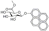 1-Pyrenyl -D-Glucopyranosiduronic Acid Methyl Ester Struktur