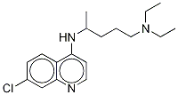 Chloroquine-d4 Diphosphate Salt Structure