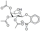 o-Nitrophenyl 2,3,4-Tri-O-acetyl--D-galactopyranoside Structure