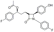 3-O-Acetyl Ezetimibe-d4 Struktur