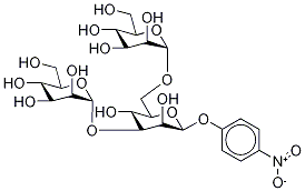 4-Nitrophenyl 3,6-di-O-(α-D-mannopyranosyl)-β-D-mannopyranoside Structure