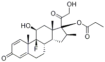 倍他米松17-丙酸-D5,,结构式