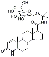 Finasteride 2-(2-Methylpropanol)amide β-D-Glucuronide Struktur