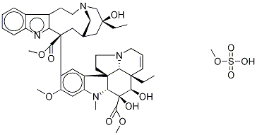 4-Desacetyl Vinblastine Methosulfate, 1322625-71-7, 结构式