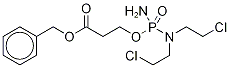 Carboxyphosphamide Benzyl Ester-d4 Struktur