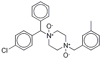 Meclizine-d8 N’,N’’-Dioxide Structure