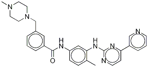 Imatinib Meta-methyl-piperazine Impurity-d3 Struktur
