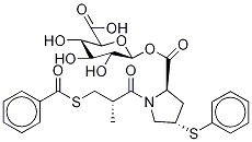 Zofenopril Acyl-β-D-glucuronide Structure