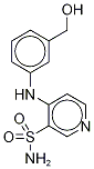 4-[(3-Hydroxymethylphenyl)amino]-3-pyridine-sulfonamide Structure