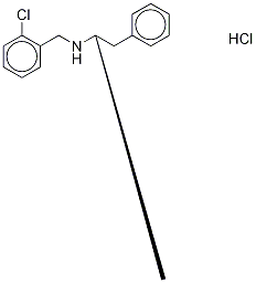 (R)-(-)-Clobenzorex Hydrochloride 结构式
