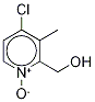 4-Chloro-3-Methyl-2-pyridineMethanol 1-Oxide Structure