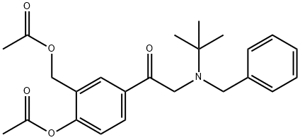 Di-O-acetyl N-Benzyl SalbutaMon 化学構造式