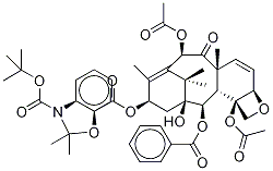 N-Desbenzoyl-N-tert-butoxycarbonyl-N,O-isopropylidene-6,7-dehydro Paclitaxel Structure
