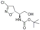 N-tert-Butoxycarbonyl (βR,5R)-β-AMino-3-chloro-4,5-dihydro-5-isoxazoleethanol Structure