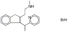 rac-N-DeMethyl DiMethindene-d3 Struktur