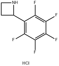 2-(Pentafluorophenyl)azetidine Hydrochloride Struktur
