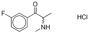 3-Fluoroephedrone Hydrochloride Structure