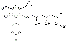 Pitavastatin-d5 SodiuM Salt Structure