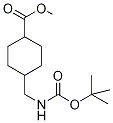 cis,trans-(1,1-DiMethylethoxy)carbonyl TranexaMic Acid Methyl Ester-13C2,15N Structure