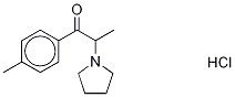 4'-Methoxy-α-pyrrolidinopropiophenone-d8 Hydrochloride Structure