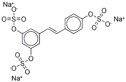 5-[(1E)-2-[4-(Sulfooxy)phenyl]ethenyl]- Structure