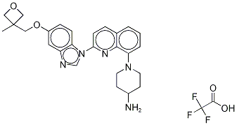 Crenolanib Trifluoroacetic Acid Salt Structure