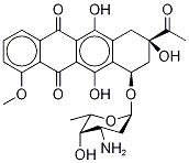Daunorubicin-13C,d3 (>85%) Structure