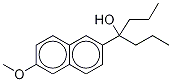 2-[(1-Hydroxy-1-propyl)butyl]-6-methoxynaphthalene Structure