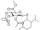 Menthol-d4 2,3,4-Tri-O-acetyl-β-D-glucuronide Methyl Ester Structure