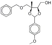 2,3-O-(4-Methoxyphenyl)methylene-2-methyl-D-erythritol-d3 化学構造式