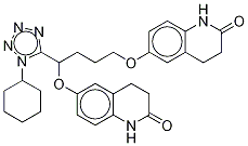 4-(2-Oxo-1,2,3,4-tetrahydroquinolin-6-yl)oxy Cilostazol Struktur