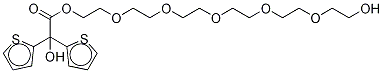Di-2-Thienyl-glycolic Acid Hexagol Ester Structure